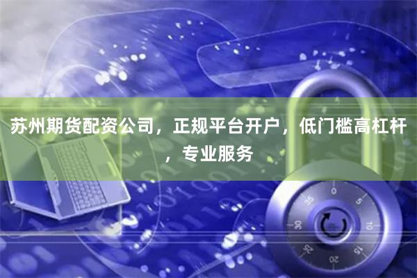 苏州期货配资公司，正规平台开户，低门槛高杠杆，专业服务
